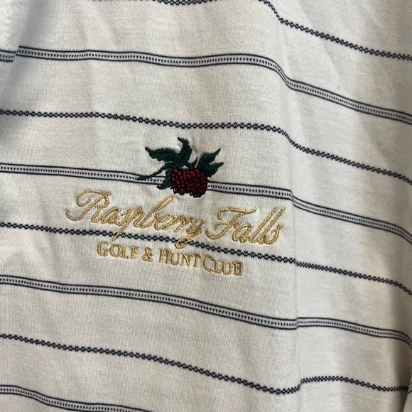 Ralph Lauren Golf Shirt Raspberry Falls Golf And Hunt Club Med  Vintage - Picture 3 of 5